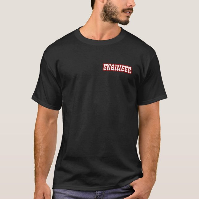 Ingenieurwesen, in dem die Vorstellungskraft Präzi T-Shirt (Vorderseite)