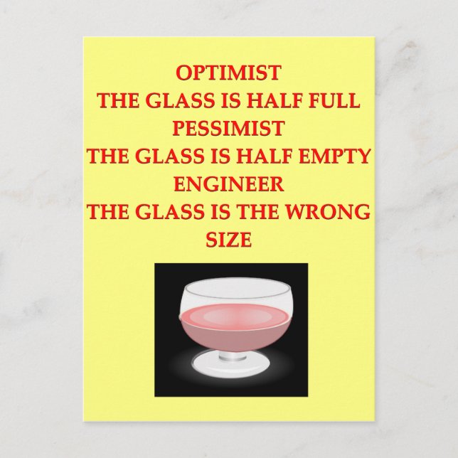 Ingenieurwesen Postkarte (Vorderseite)