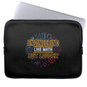 Ingenieurwesen wie Mathematik Laptopschutzhülle