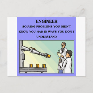 Ingenieurwitz Postkarte