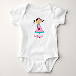 INGIGO Baby Mädchen Name Kleidung süß lustig Strampler