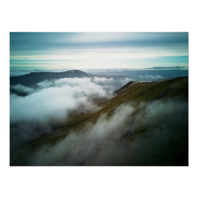Ingleborough von Whernside Poster (Vorderseite)
