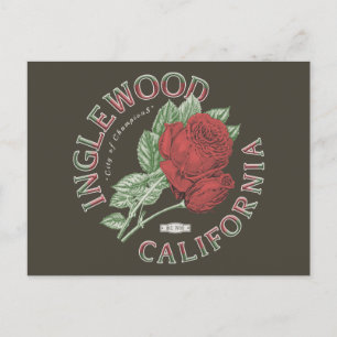 INGLEWOOD LOS ANGELES KALIFORNIEN VINTAGE POSTKARTE