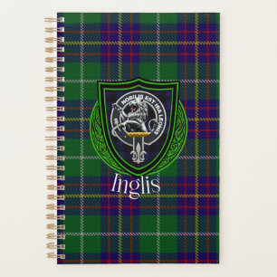 Inglis-Schottischer-Clan-Tartan und -Wappen Planer