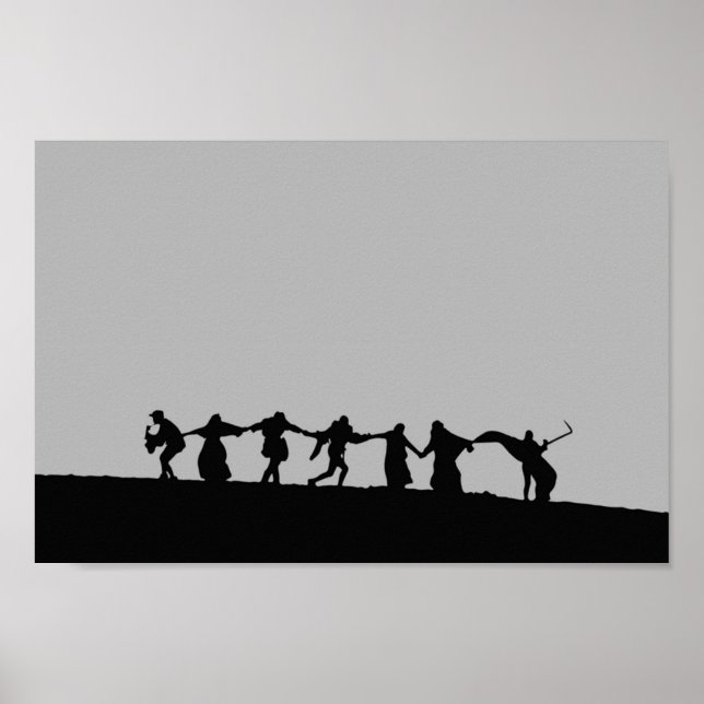 Ingmar Bergmans siebtes Siegel Poster (Vorne)