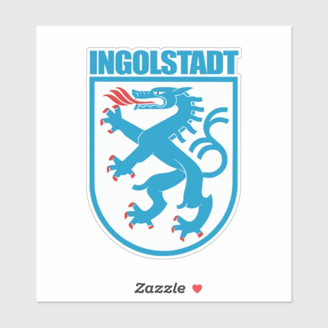 Ingolstadt Aufkleber (Blatt)