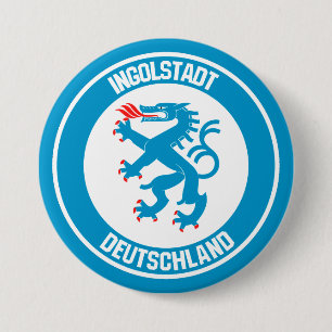 Ingolstadt Round Emblem Button
