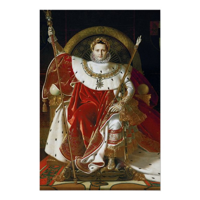 Ingres – Napoleon I on His Imperial Throne Poster (Vorderseite)