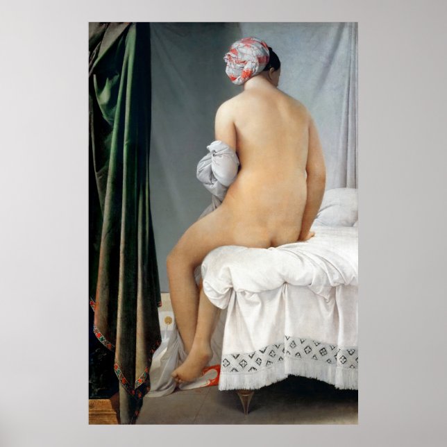 Ingres' Valpinçon Bather Poster (Vorne)