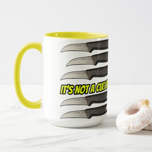 Ingroup-Outgroup Mug for Grown Men Arguing Online Tasse (Mit Donut)