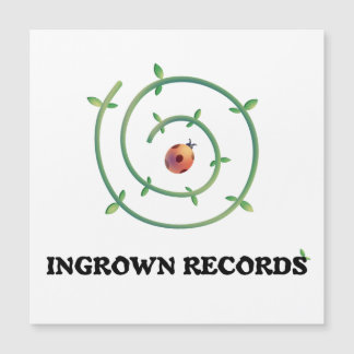 Ingrown Records Marienkäfer Spirale Große Magnetka Magnetkarte