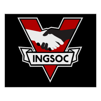 INGSOC 1984 Logo-Plakat Poster