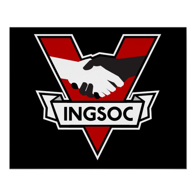 INGSOC 1984 Logo-Plakat Poster (Vorderseite)
