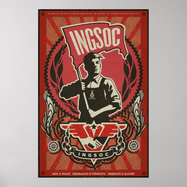 INGSOC 1984 Propaganda-Poster Poster (Vorne)