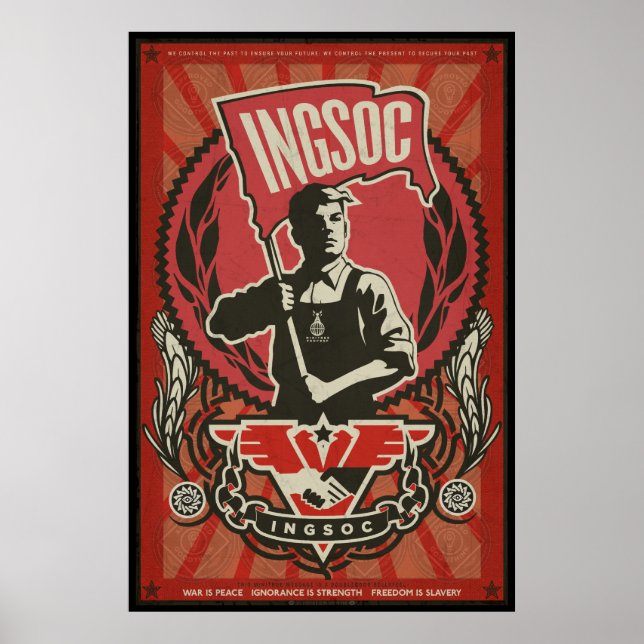 INGSOC 1984 Propaganda-Poster Poster (Vorne)