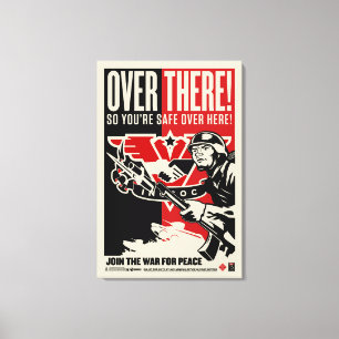 INGSOC dort drüben, zerrissene Leinwand