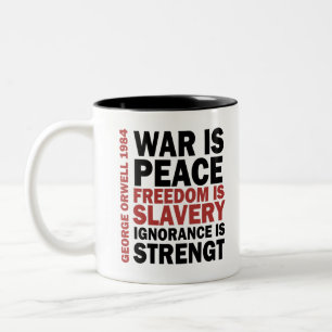 Ingsoc - George Orwell Zweifarbige Tasse