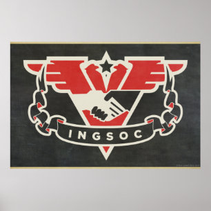 INGSOC Propaganda-Plakat 1984 Poster