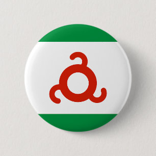 Ingushetia-Flagge Button