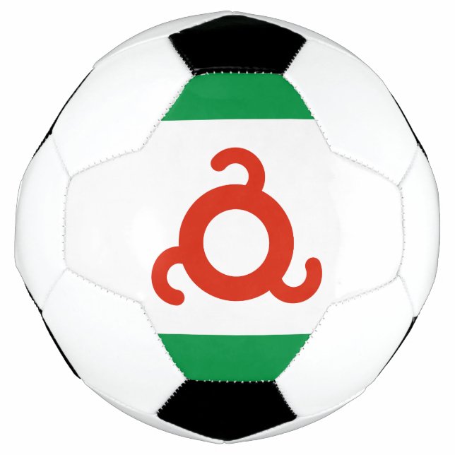 Ingushetia-Flagge Fußball (Vorderseite)