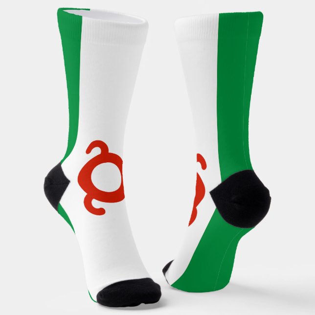 Ingushetia-Flagge Socken (Gewinkelt)