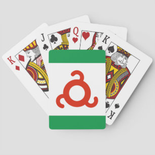 Ingushetia-Flagge Spielkarten