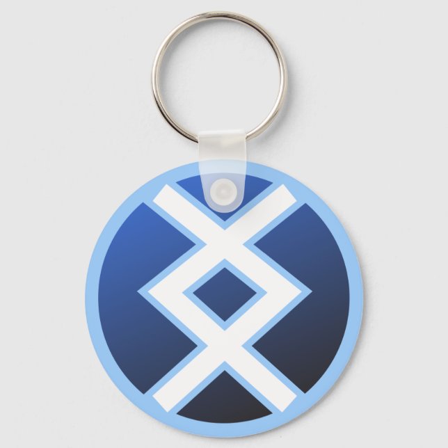 Ingwaz Ing Inguz Schlüsselanhänger (Vorderseite)