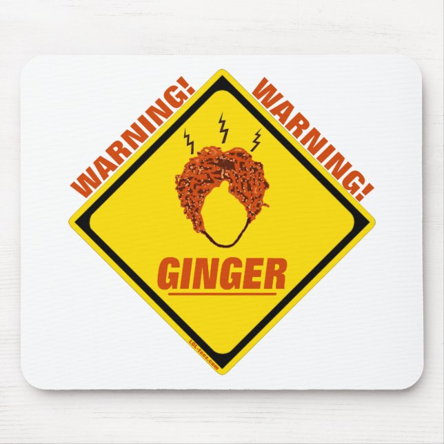 Ingwer-Alarm! Mousepad (Vorne)
