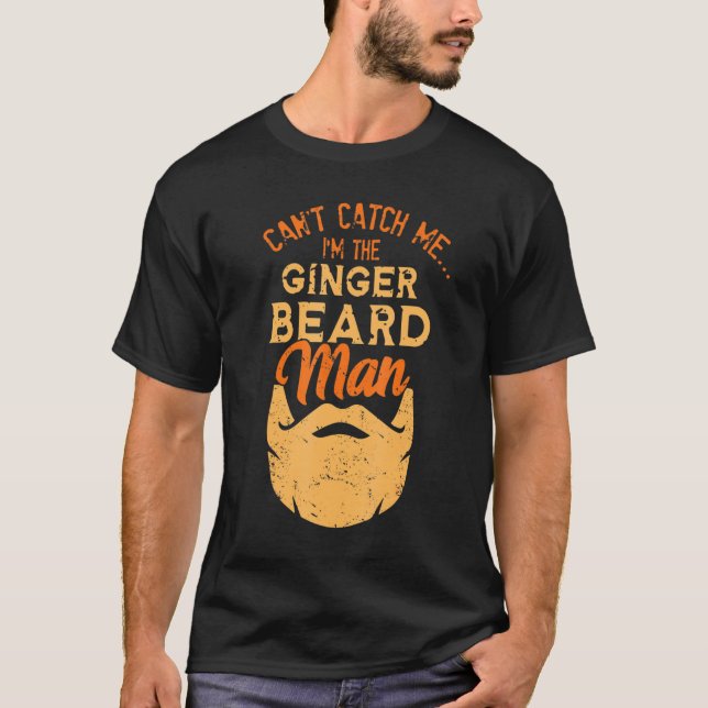 Ingwer Beard Man Hipster für Männer mit Beeren T-Shirt (Vorderseite)