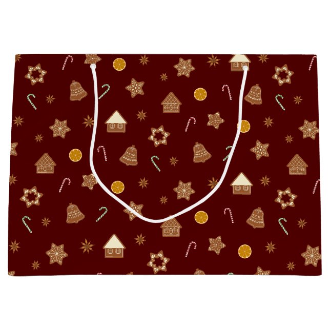 Ingwer Brotbeutel Große Geschenktüte (Vorderseite)