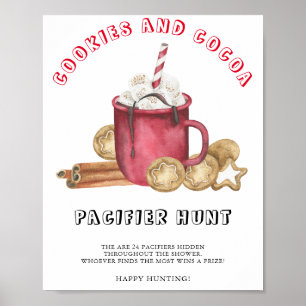 Ingwer-Cookies - Schnuller-Jagd auf Babydusche Poster