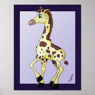 Ingwer der Giraffe Poster
