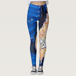Ingwer Gamer Katze Leggings