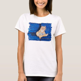 Ingwer Gamer Katze T-Shirt