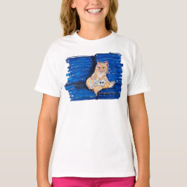 Ingwer Gamer Katze T-Shirt