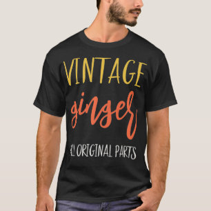 Ingwer-Geschenke für Männer Retro Vintage Ingwer G T-Shirt