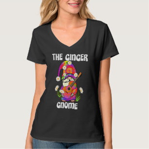 Ingwer-Gnom-Frohe-Weihnachten-Tie-Dye-Schlafanzug T-Shirt