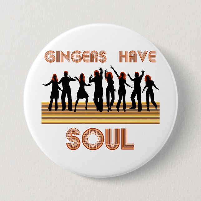 Ingwer haben Soul-Zug Button (Vorderseite)