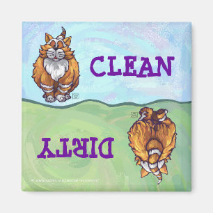 Ingwer-Katzen-Geschenke u. Zusätze Magnet