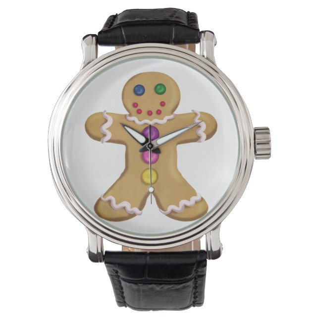 Ingwer-Mann Armbanduhr (Vorderseite)