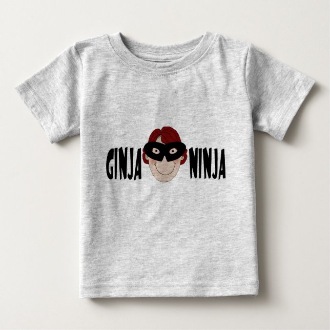 Ingwer Ninja Baby T-shirt (Vorderseite)