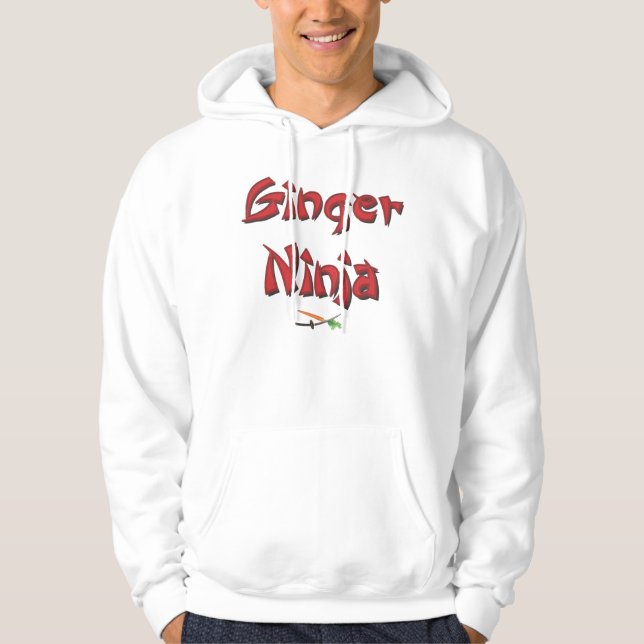 Ingwer Ninja Hoodie (Vorderseite)