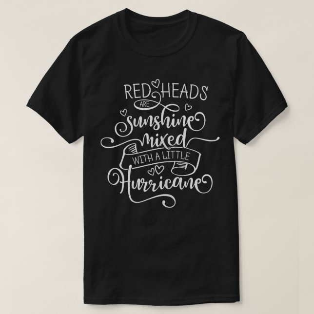 Ingwer-Redheads werden mit einem bisschen H T-Shirt (Design vorne)