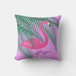 Ingwer rosa und Lila Flamingo-Kissen Kissen