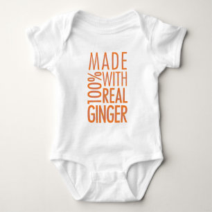 Ingwer-Shirt Baby Strampler