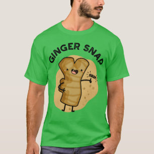 Ingwer Snap Lustiges Lebensmittel Gewürz Freund T-Shirt