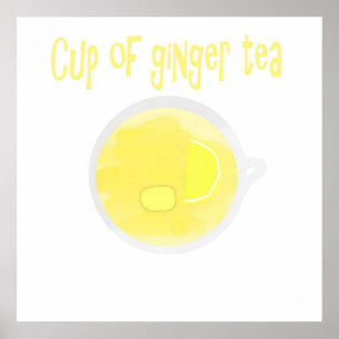 Ingwer Tee Poster