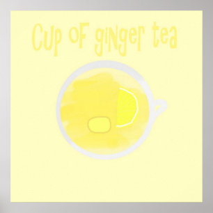 Ingwer Tee Poster
