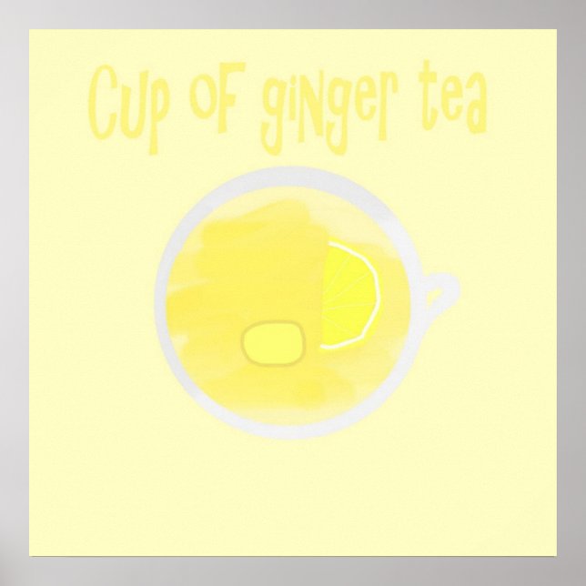 Ingwer Tee Poster (Vorne)