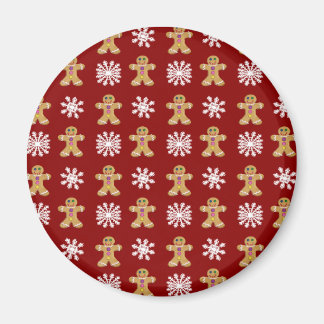 Ingwer und Schnee Magnet